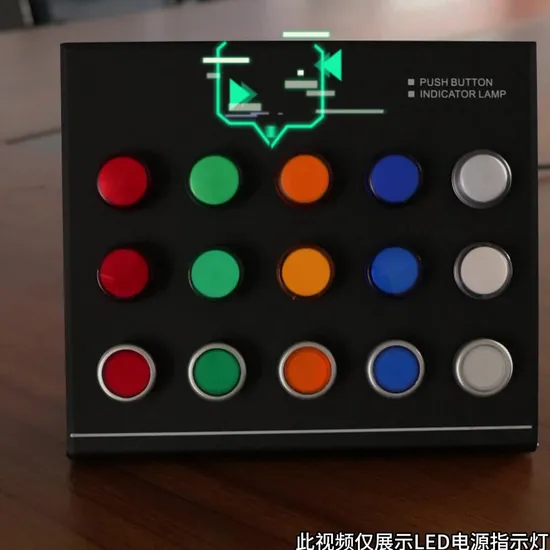 22mm Panel Mount LED Power Single Phase Frequency Meter Indicator Pilot Signal Light Lamp