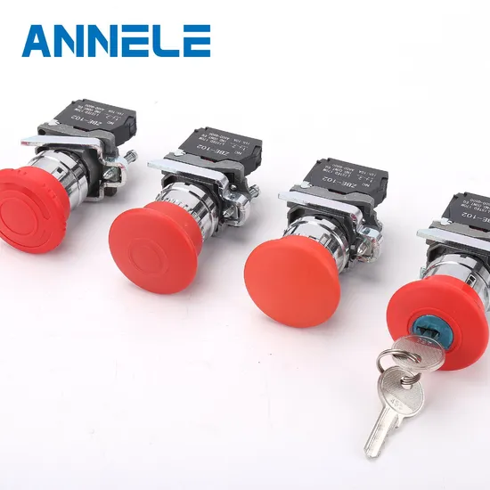 Xb4 Push-Pull Mushroom Push Button