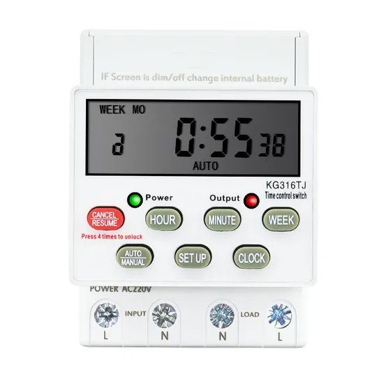 Microcomputer Time Control Switch 25A Timer 230VAC Digital Programmable Time Switch