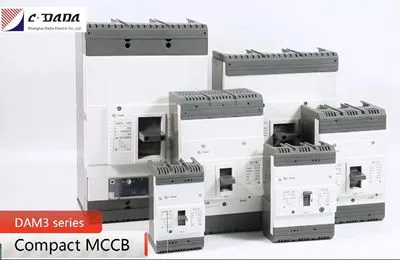 MCCB Dam3-160 3p 16~160A Compact DIN Rail Molded Case Circuit Breaker