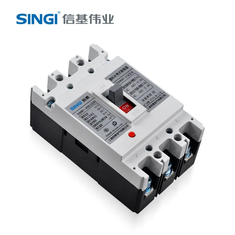 Singi Swm1 65ka Electric Molded Case Circuit Breaker MCCB