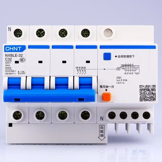 CNC RCBO 3p N RCBO 3p RCBO 32A 4p