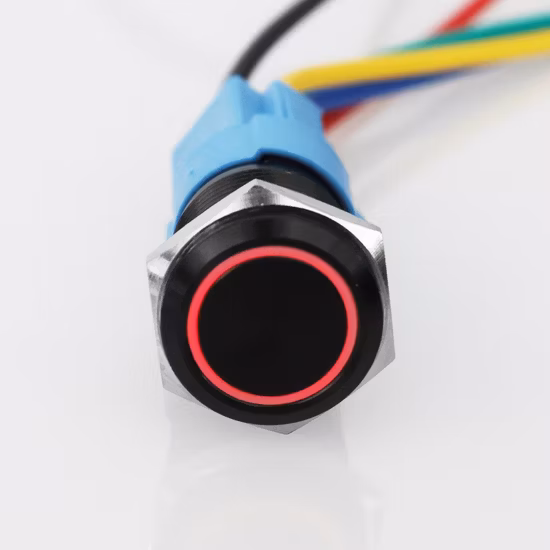 12mm 16mm 19mm 22mm 25mm 30mm Momentary Latching DC 12V LED Waterproof Metal Push Button Switch